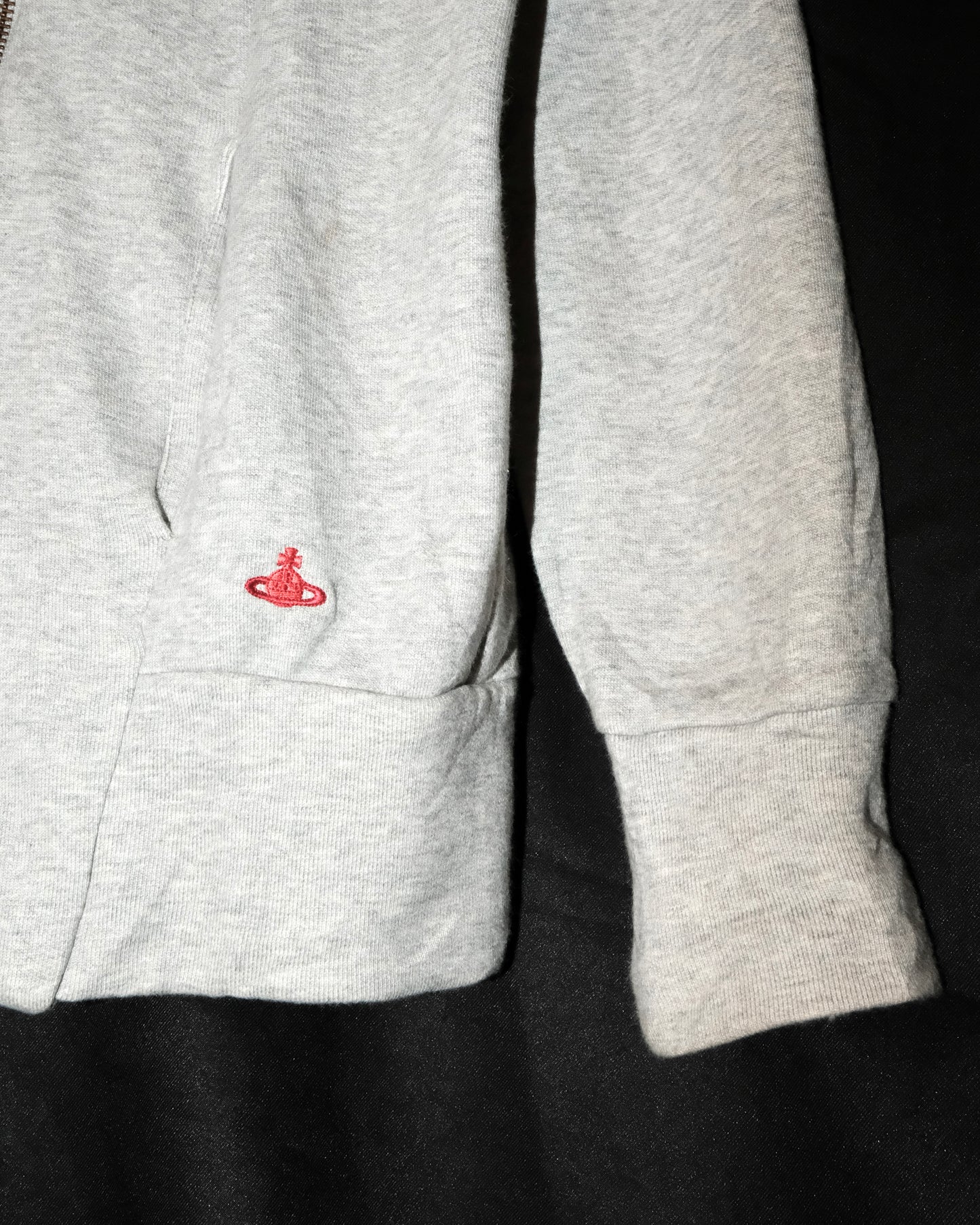 VIVIENNE WESTWOOD ASYMMETRIC ZIP-UP HOODIE