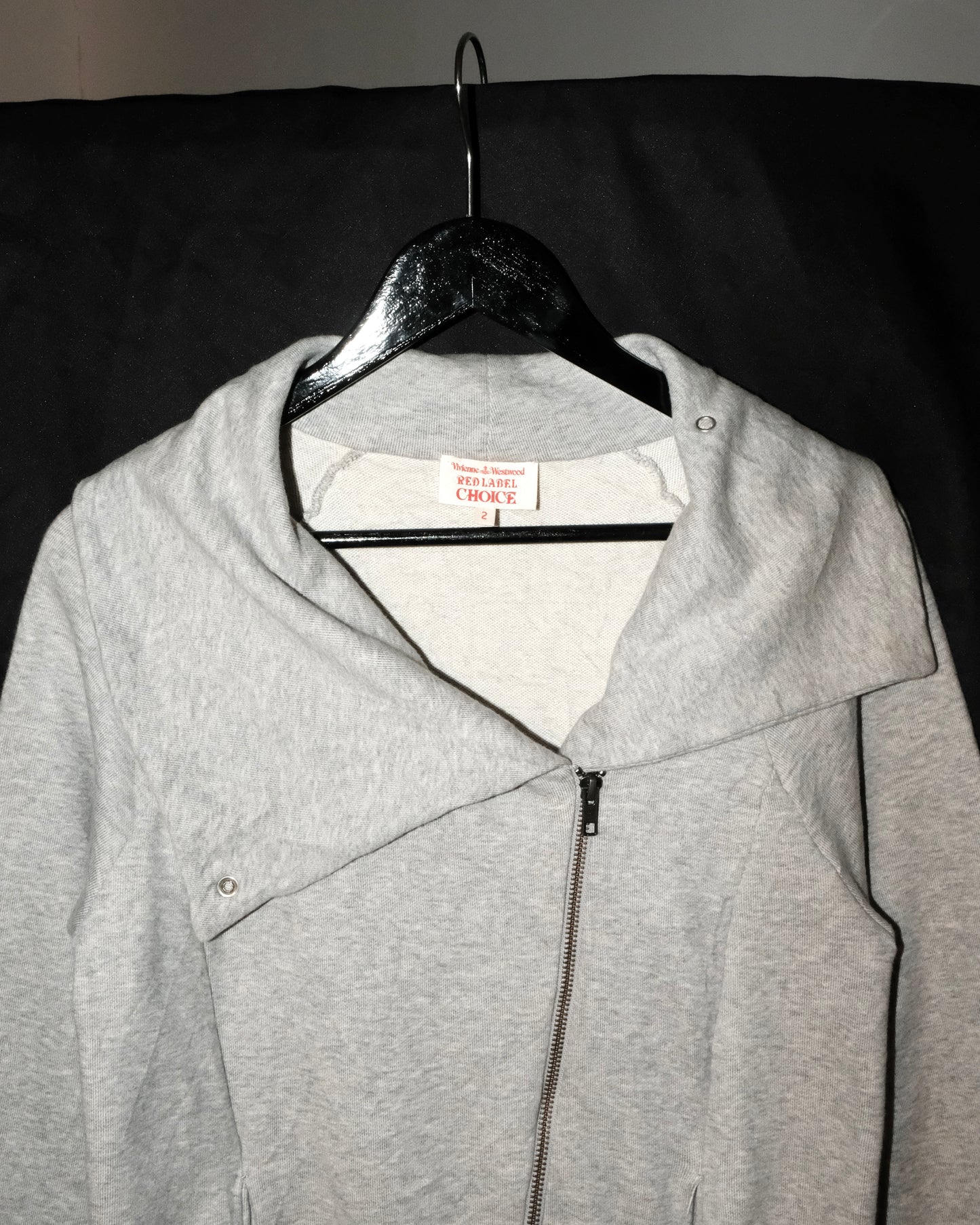 VIVIENNE WESTWOOD ASYMMETRIC ZIP-UP HOODIE