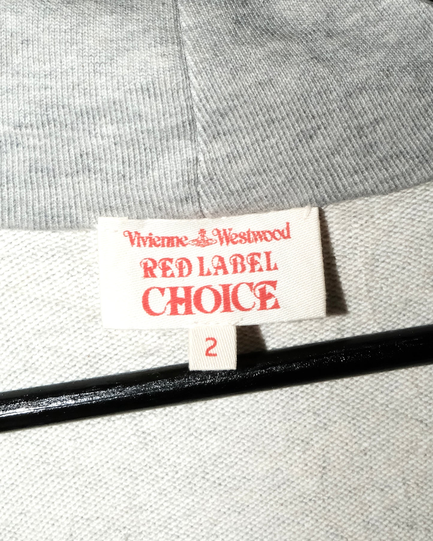 VIVIENNE WESTWOOD ASYMMETRIC ZIP-UP HOODIE