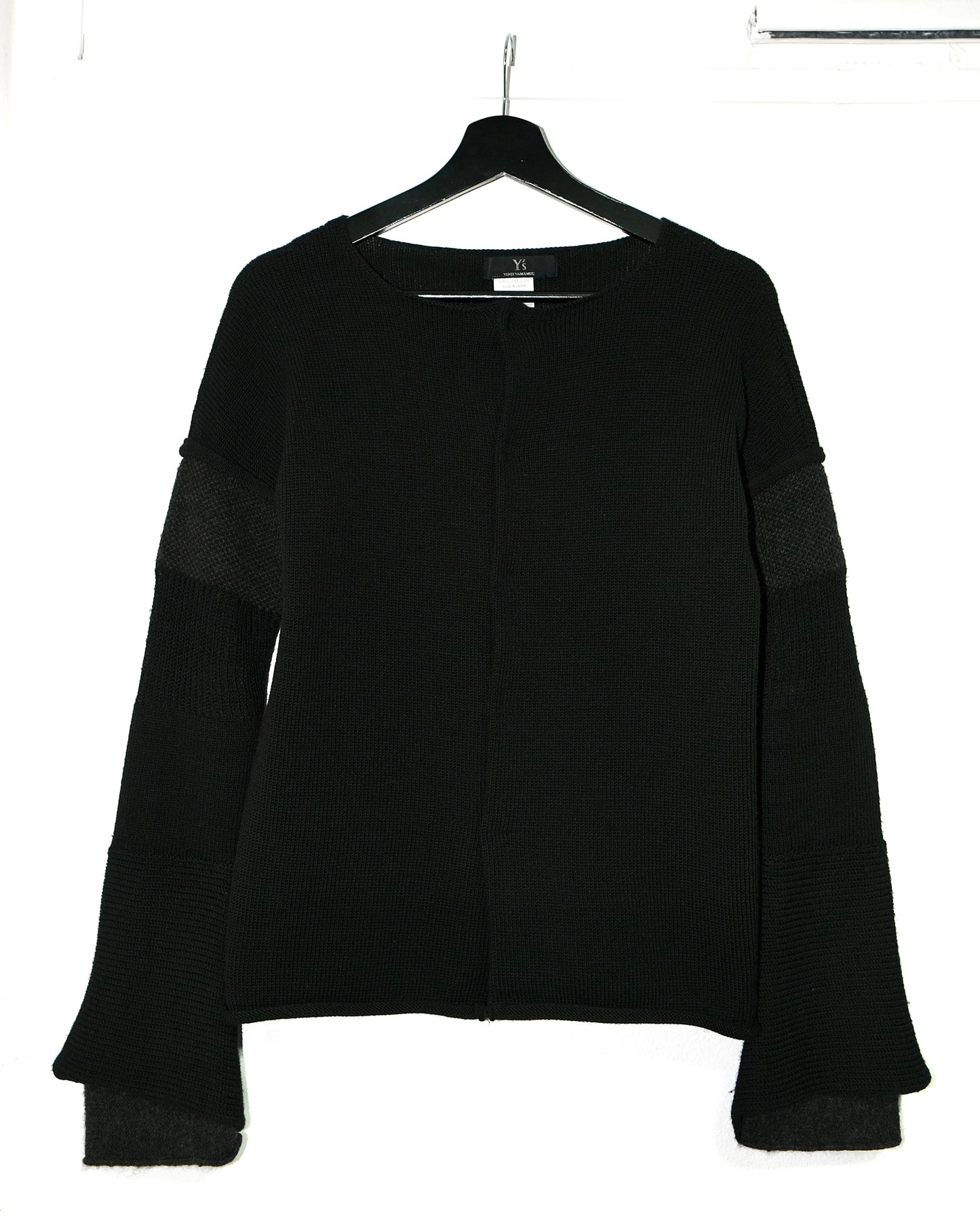Y’s YOHJI YAMAMOTO PATCHWORK WOOL CARDIGAN