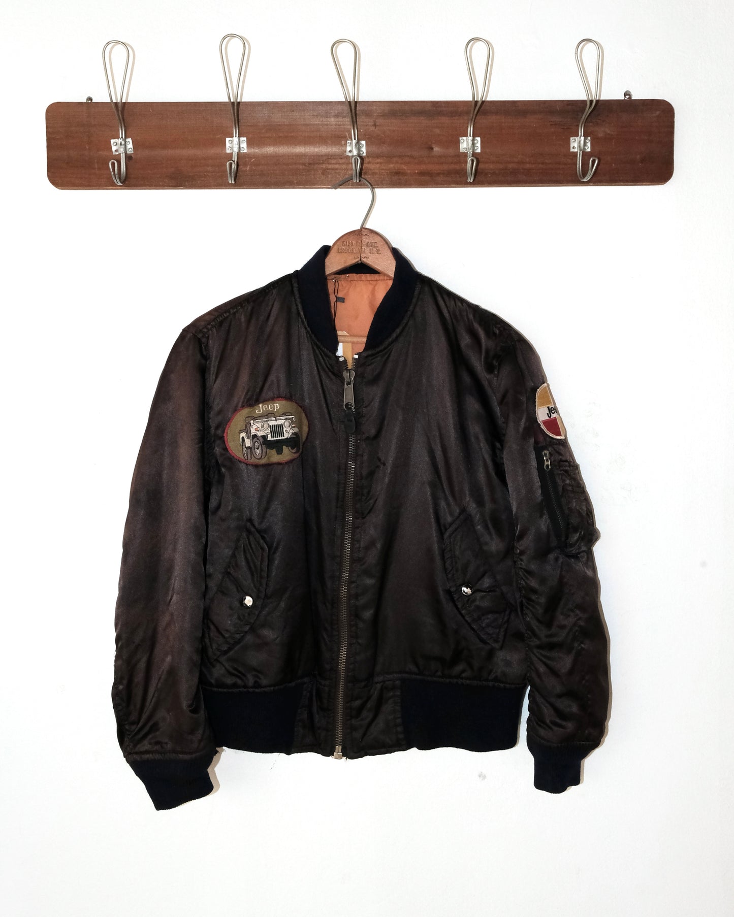 90s JEEP PATCHES TYPE MA-1 FLIGHT JACKET