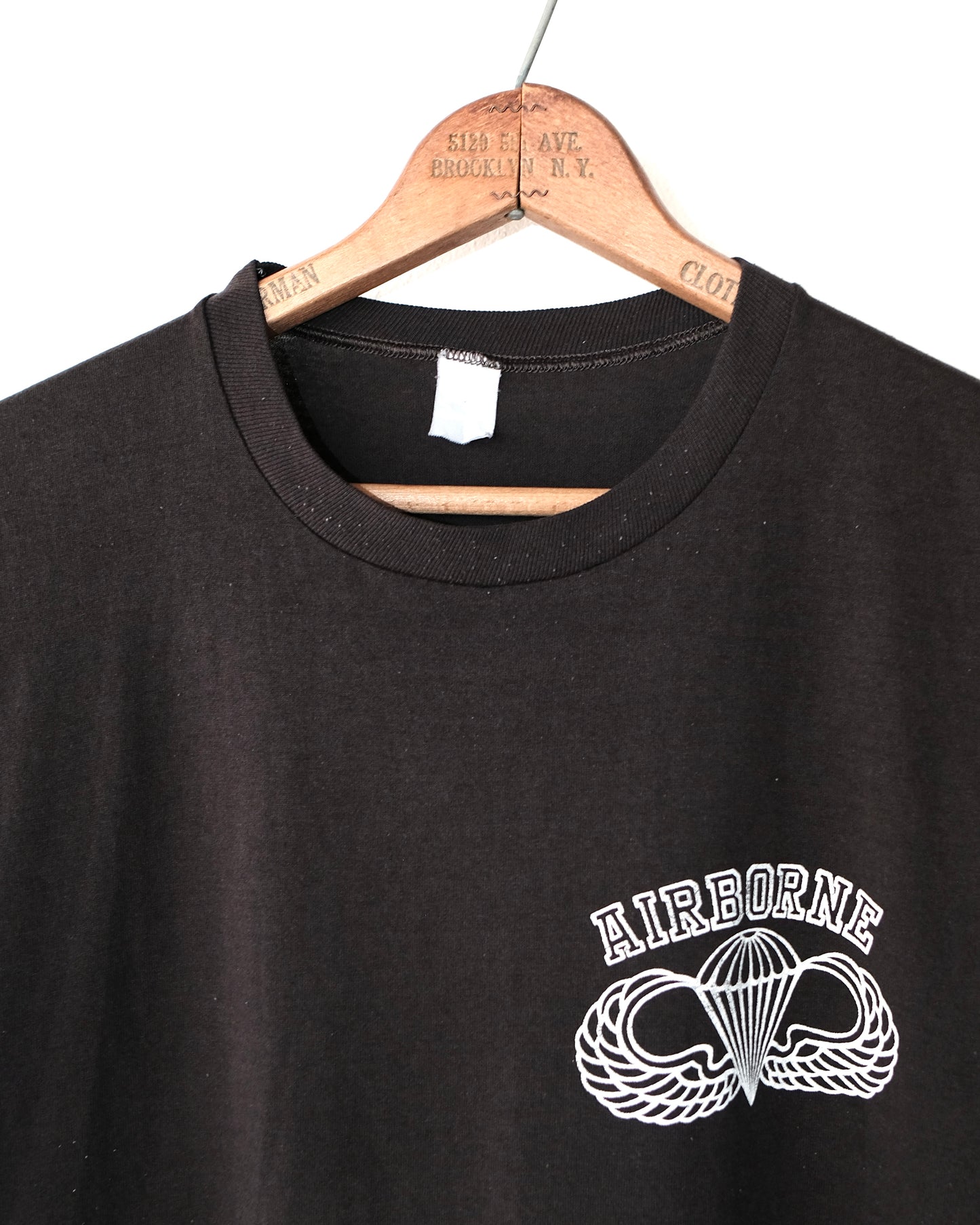 80s AIR BORNE SINGLE STITCHED TEE
