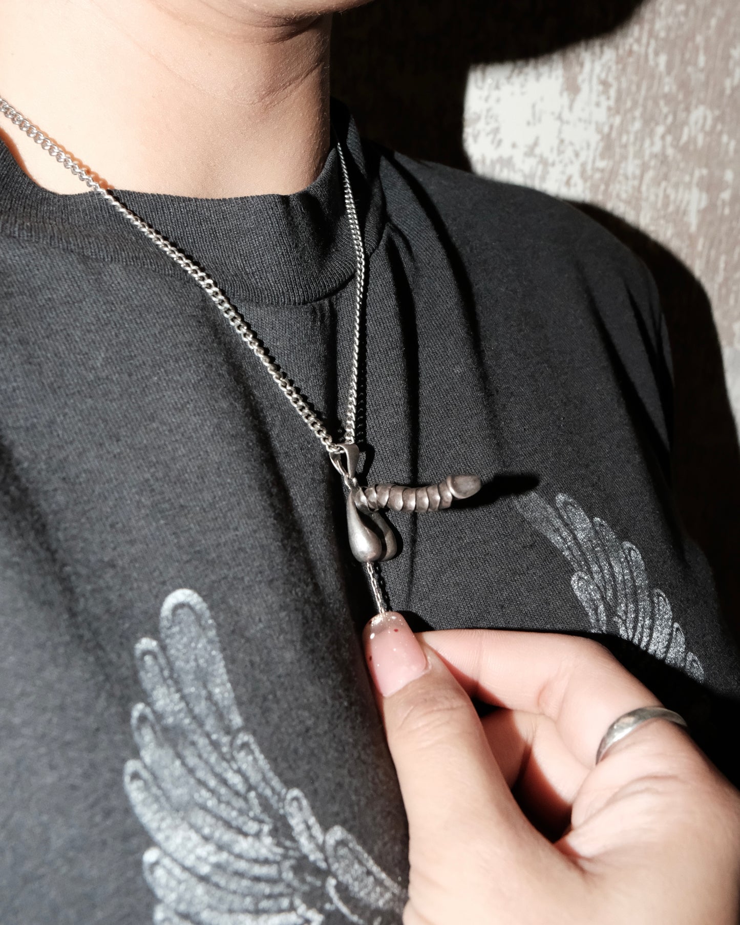925 STERLING SILVER COCK NECKLACE