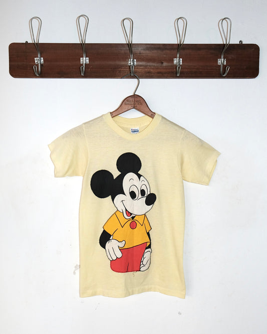 80s MICKEY MOUSE TWO-SIDE PATCHES TEE