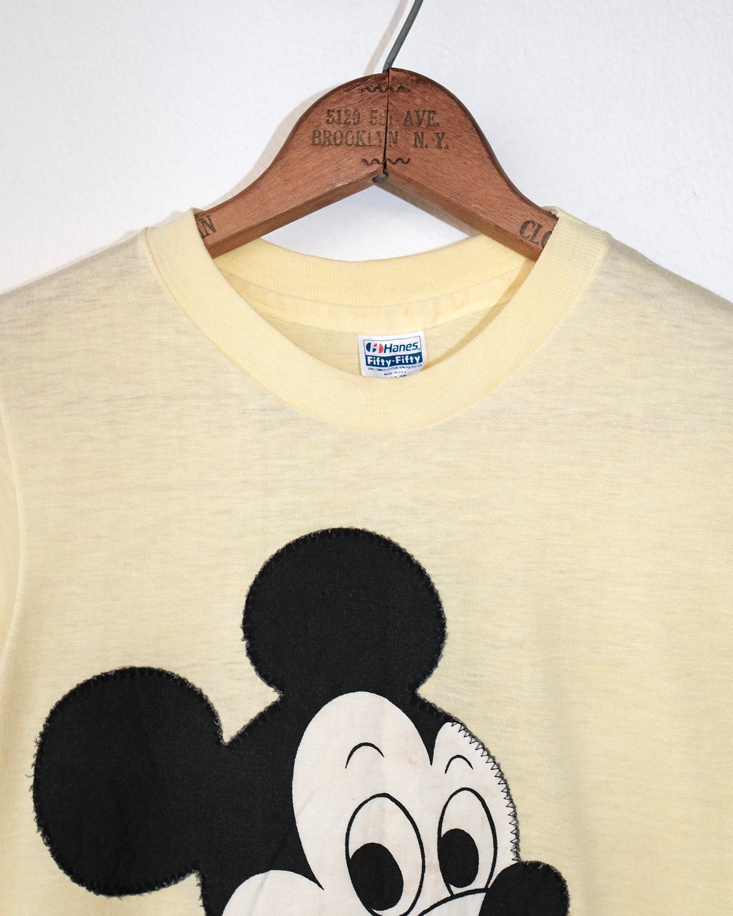 80s MICKEY MOUSE TWO-SIDE PATCHES TEE