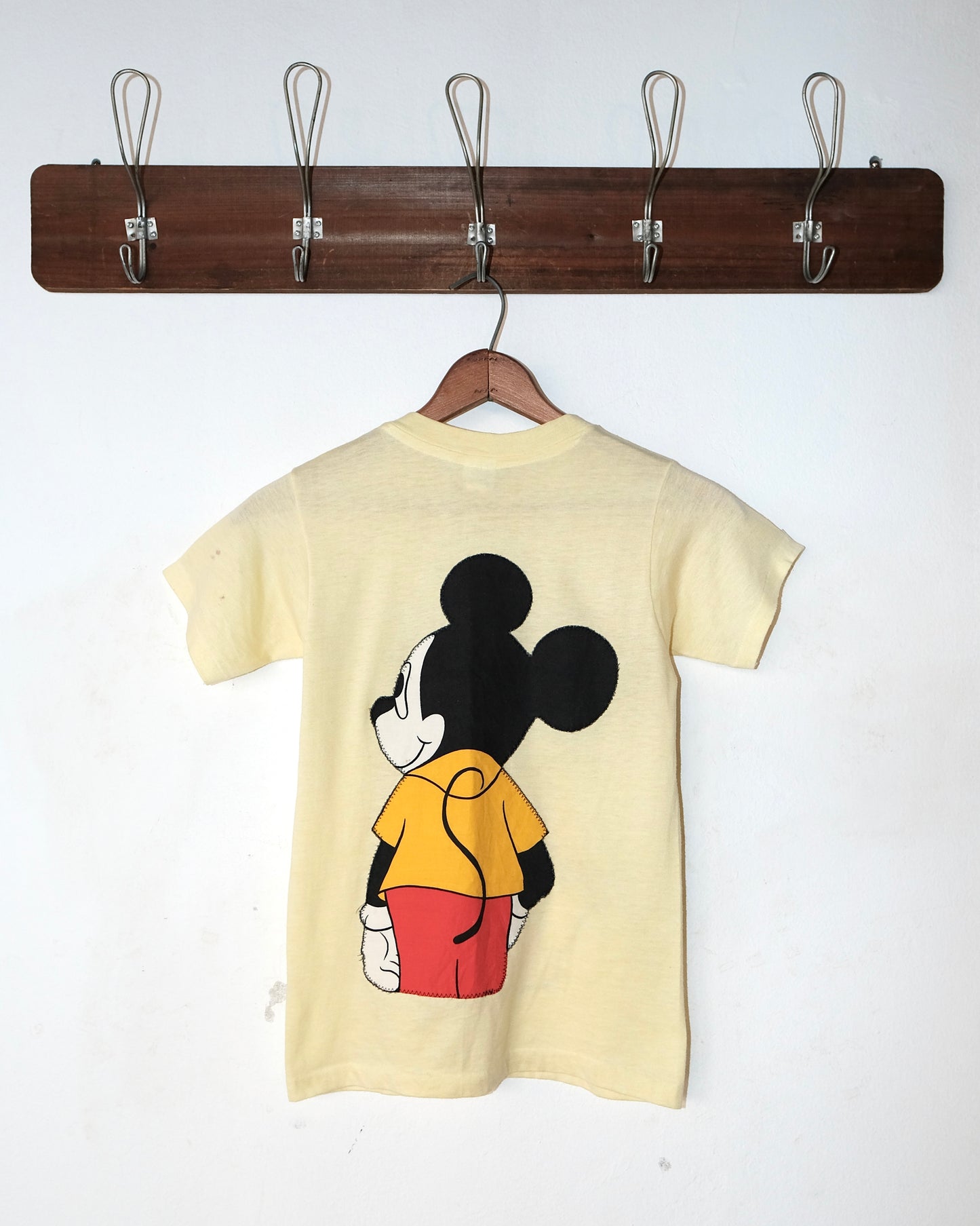 80s MICKEY MOUSE TWO-SIDE PATCHES TEE