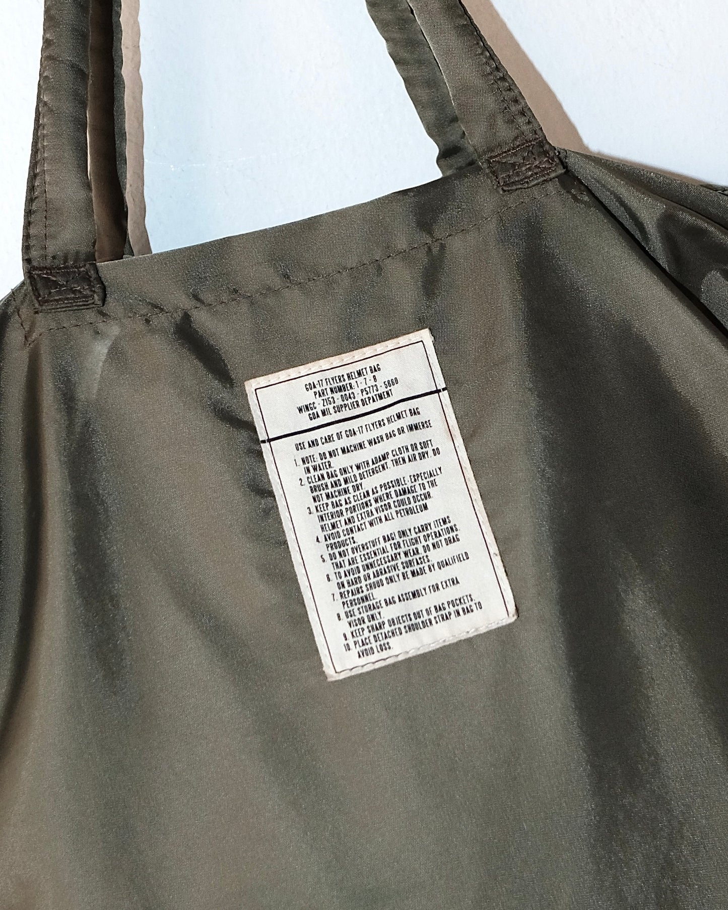 G.O.A FLIGHT HELMET MODEL SLING BAG