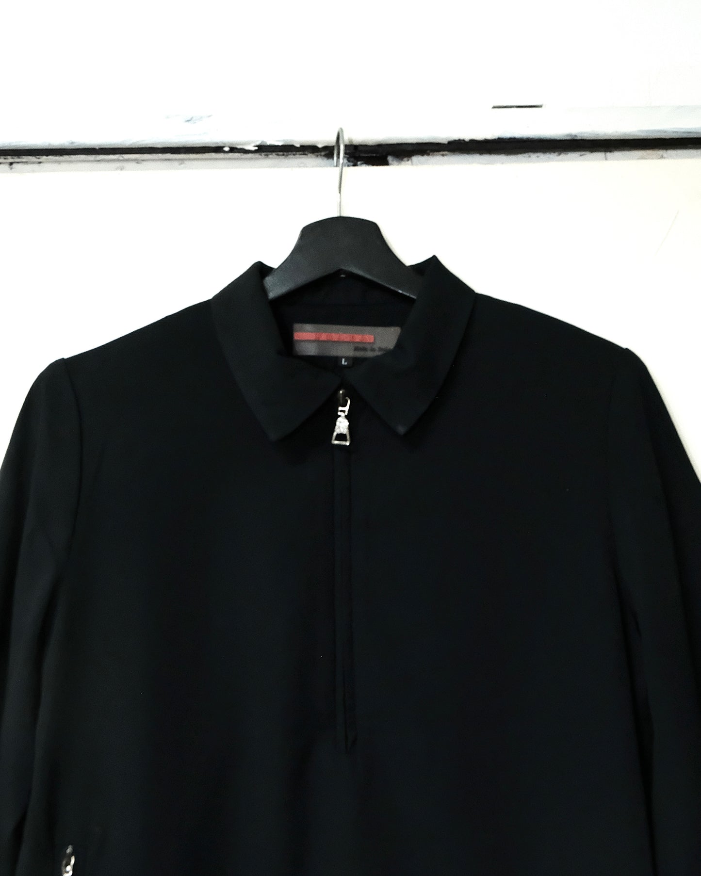 2000s PRADA SPORT QUATER ZIP NYLON JACKET