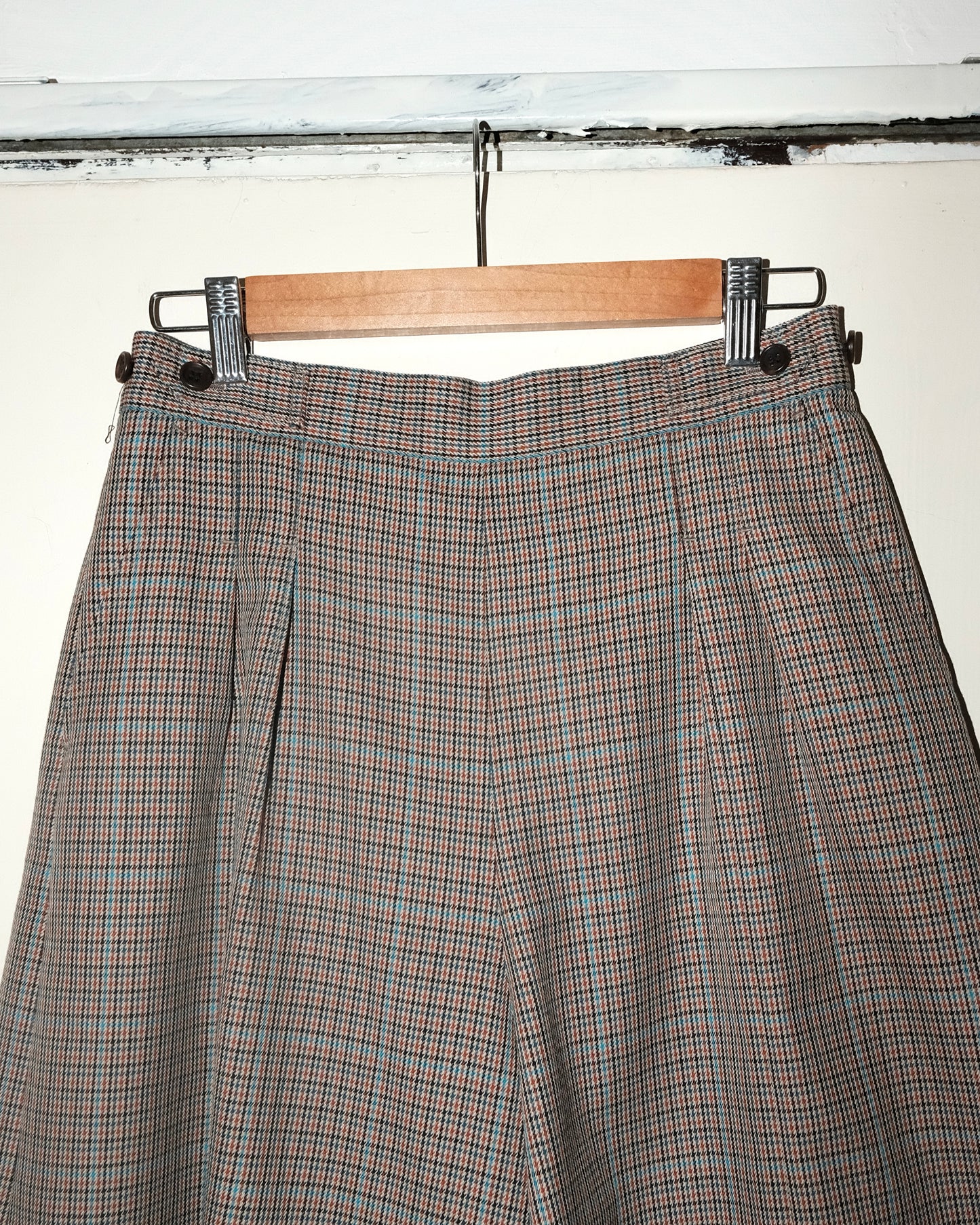 ZUCCA MINI TARTAN WILD LEG SHORT