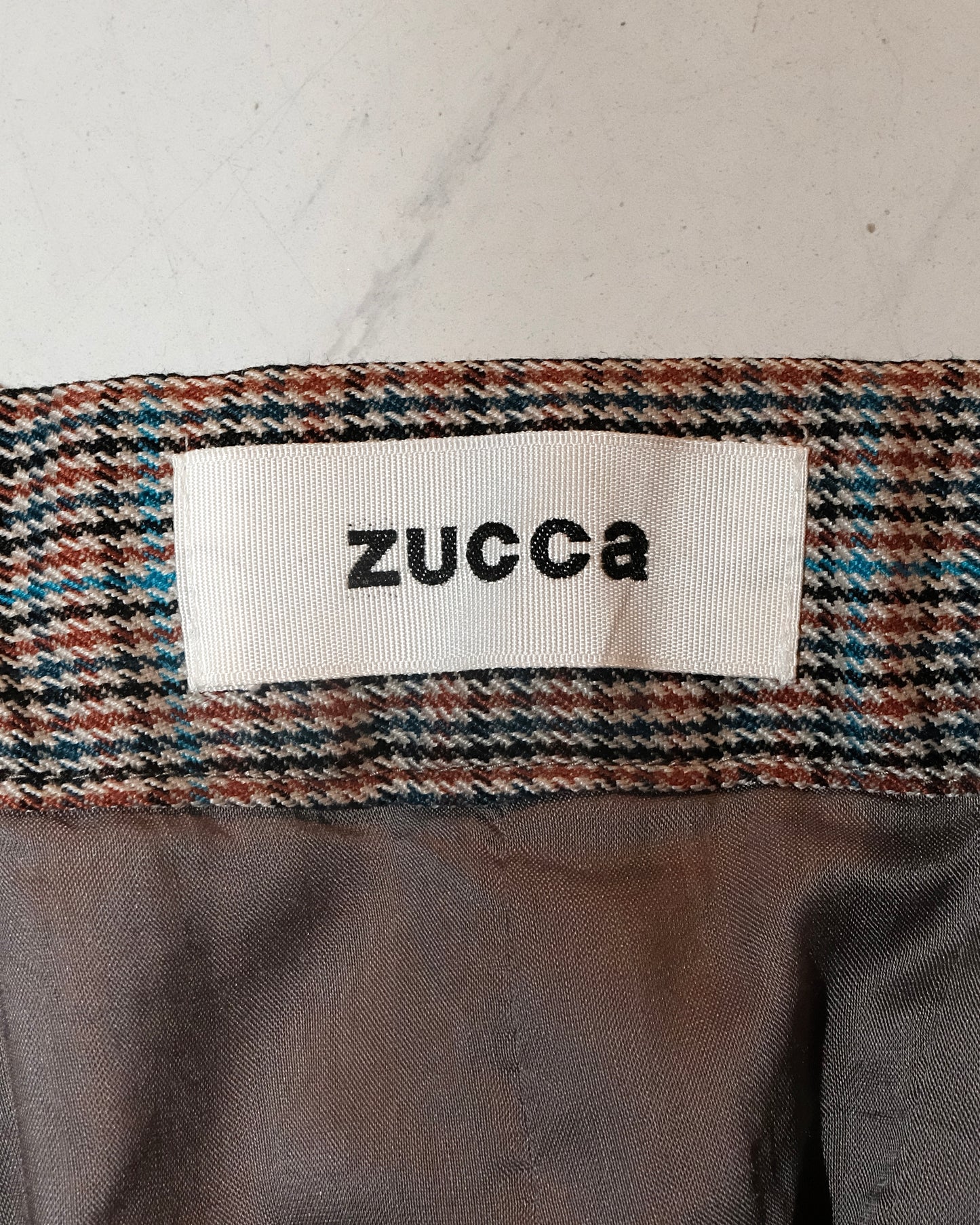 ZUCCA MINI TARTAN WILD LEG SHORT