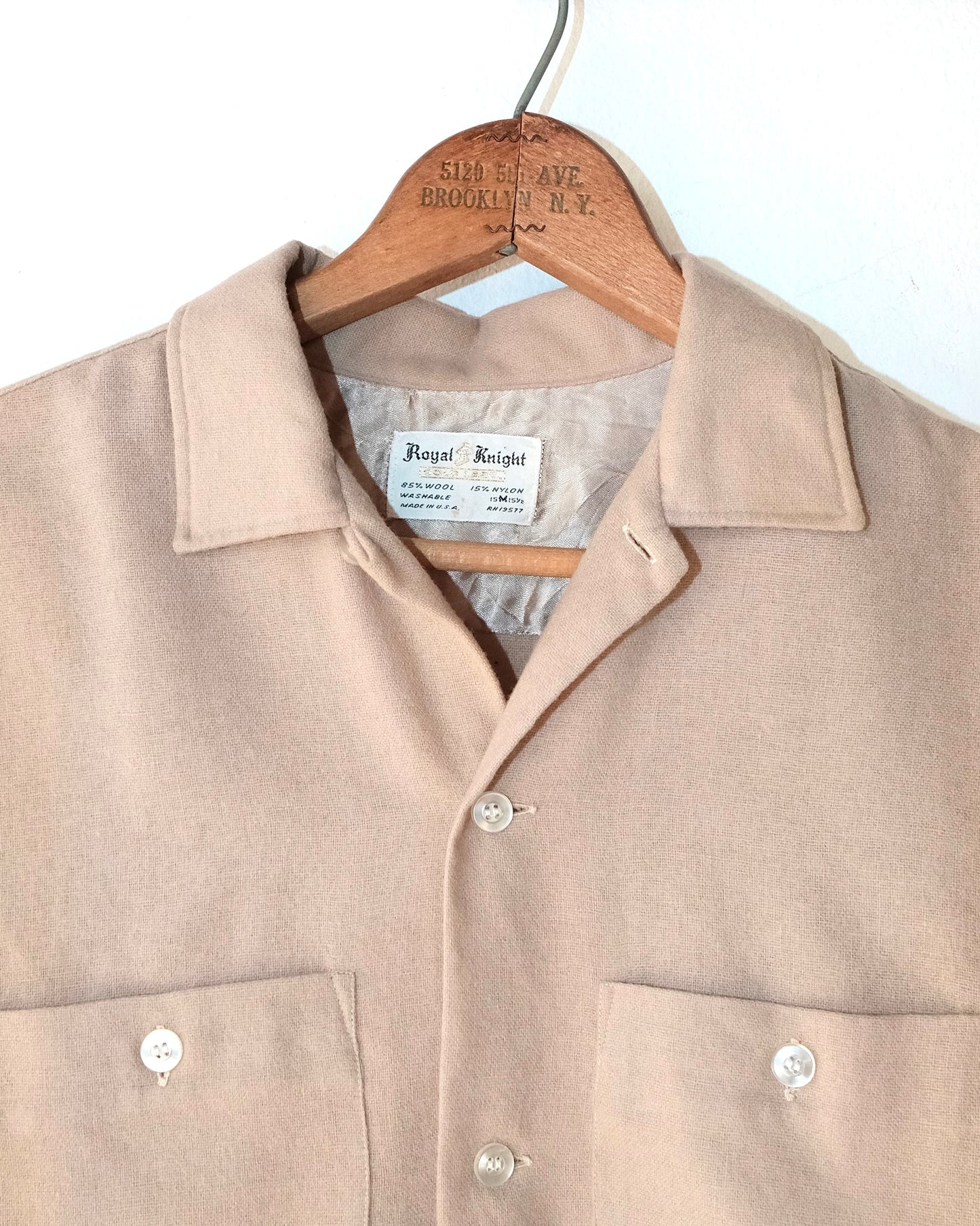 60s ROYAL KNIGHT WOOL WORK SHIRT