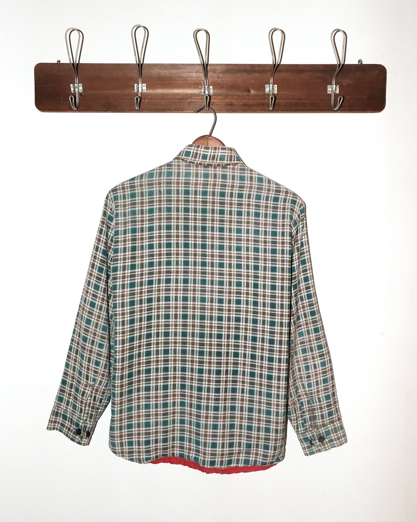 80s UNKNOWN SMALL PLAID SHIRT