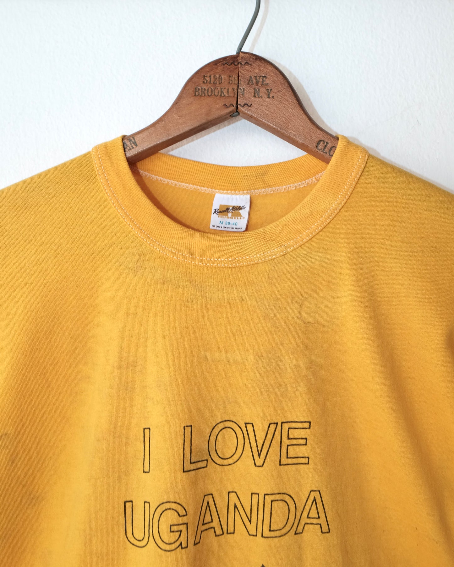 70s RUSSELL “I LOVE UGANDA” TEE