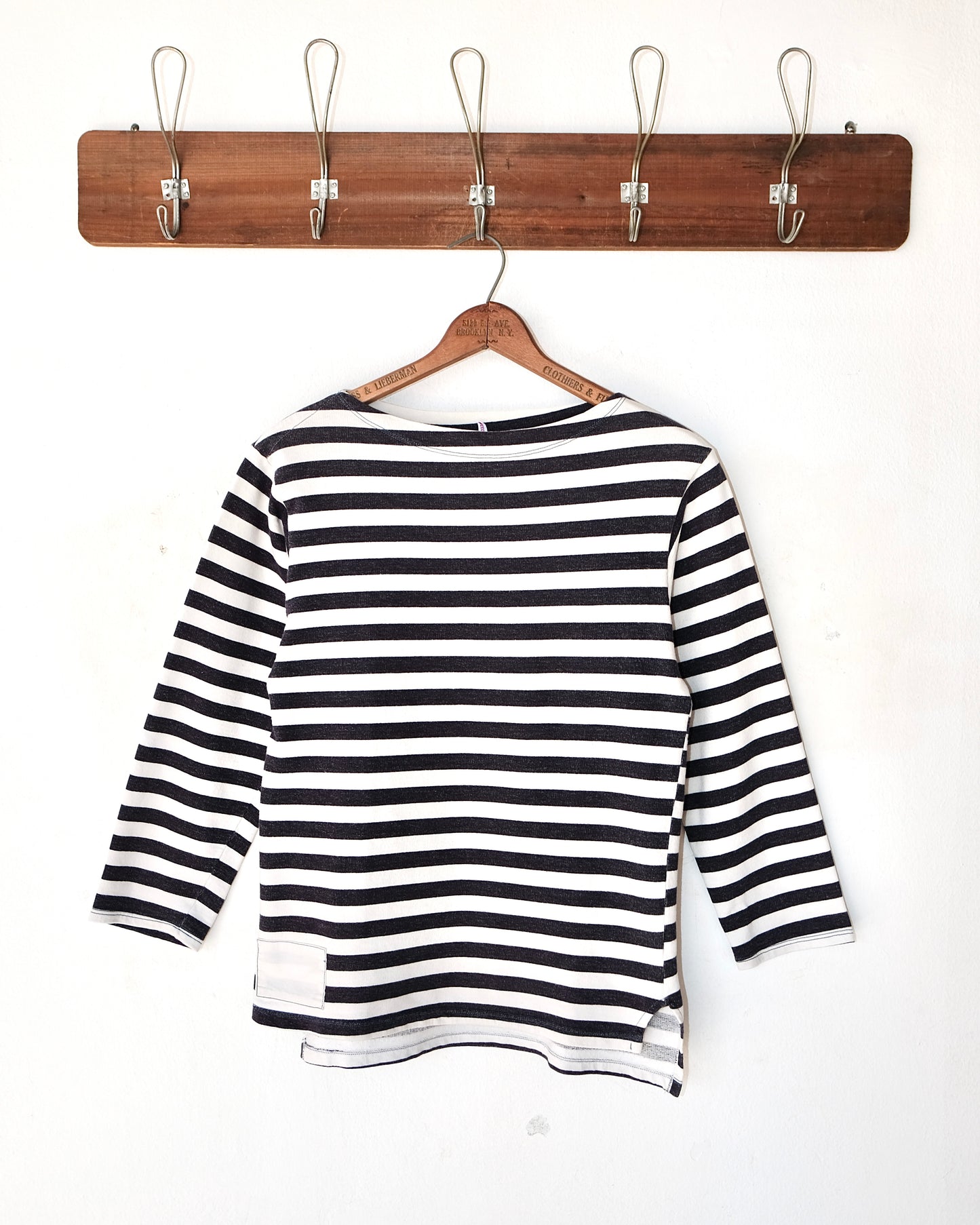 MFSC 1010 INDIGO YARN “MARINIÈRE” STRIPED JERSEY SHIRT
