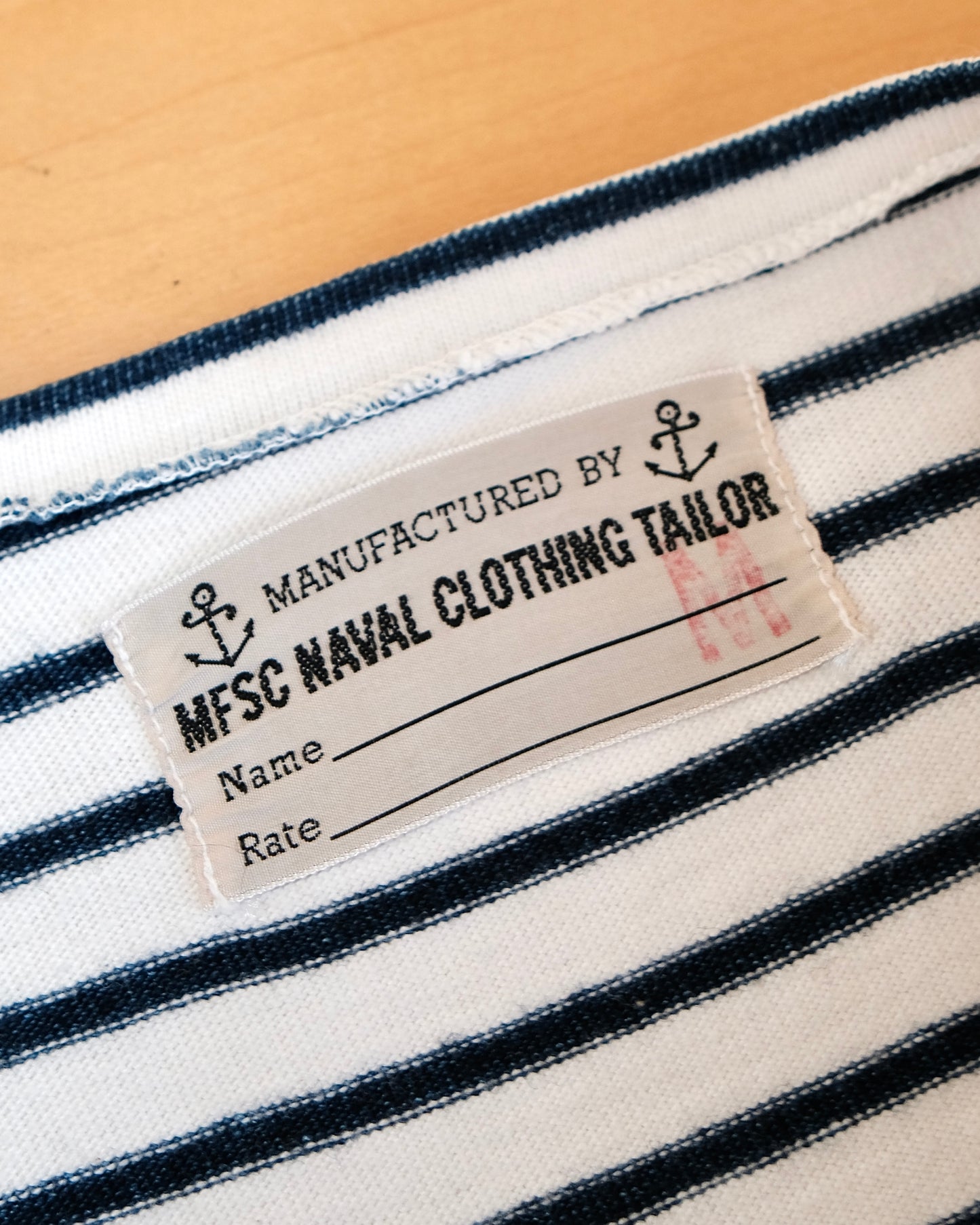MFSC "MAILOT MARINE" INDIGO STRIPED JERSEY SHIRT
