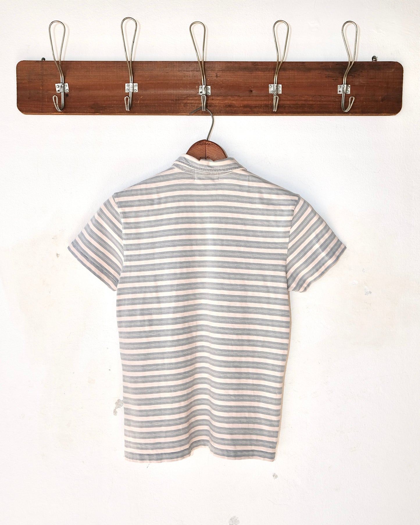 POLO RRL SLUB COTTON STRIPED TEE