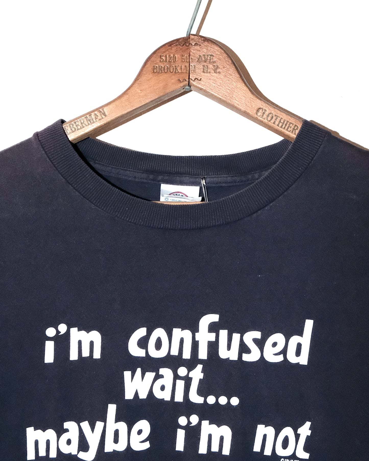 90s I'M CONFUSED FONT TEE