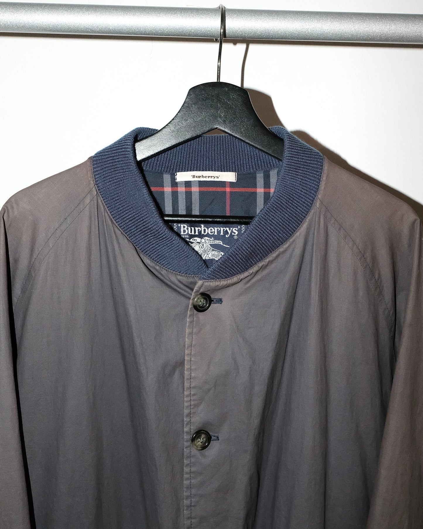 90s BURBERRY FADED  BOMBER JACKET