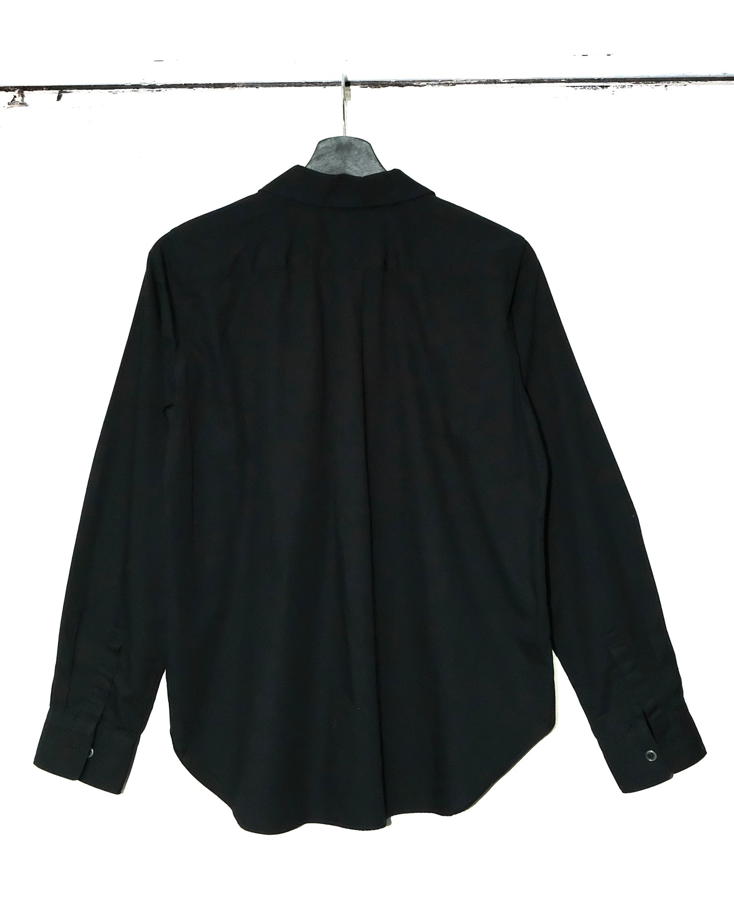 COMME des GARCONS BLACK CUT&SEW ROUND COLLAR SHIRT