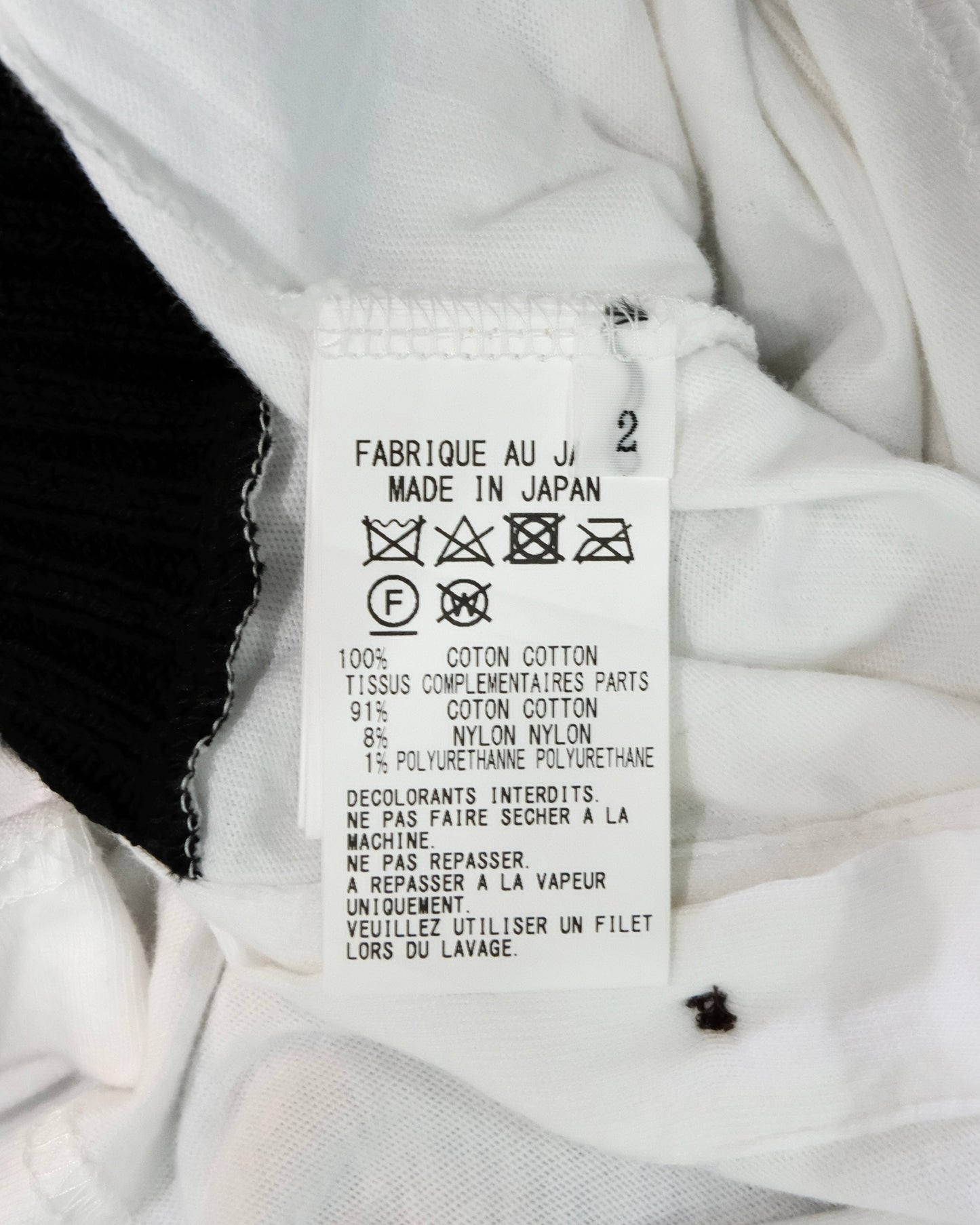 Y’s YOHJI YAMAMOTO ASYMMETRIC PATCH LONG SLEEVE