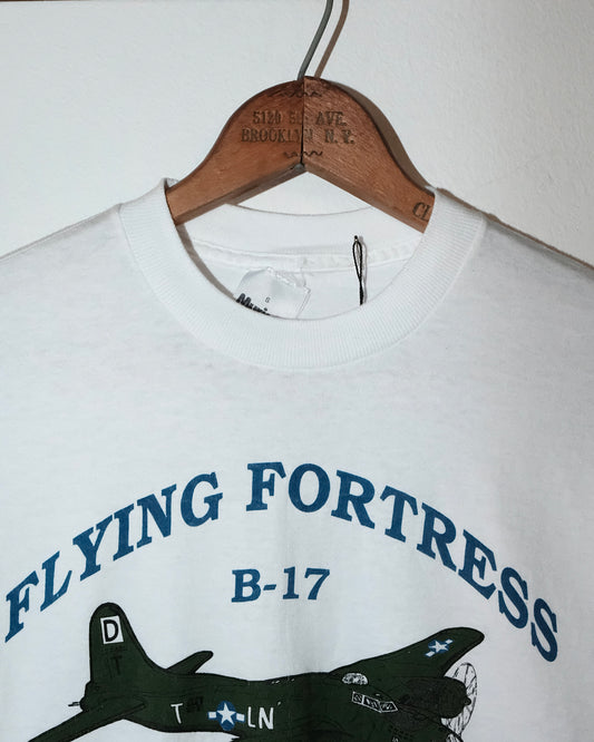 1990s MURINA TAGS FLYING FORTRESS TEE