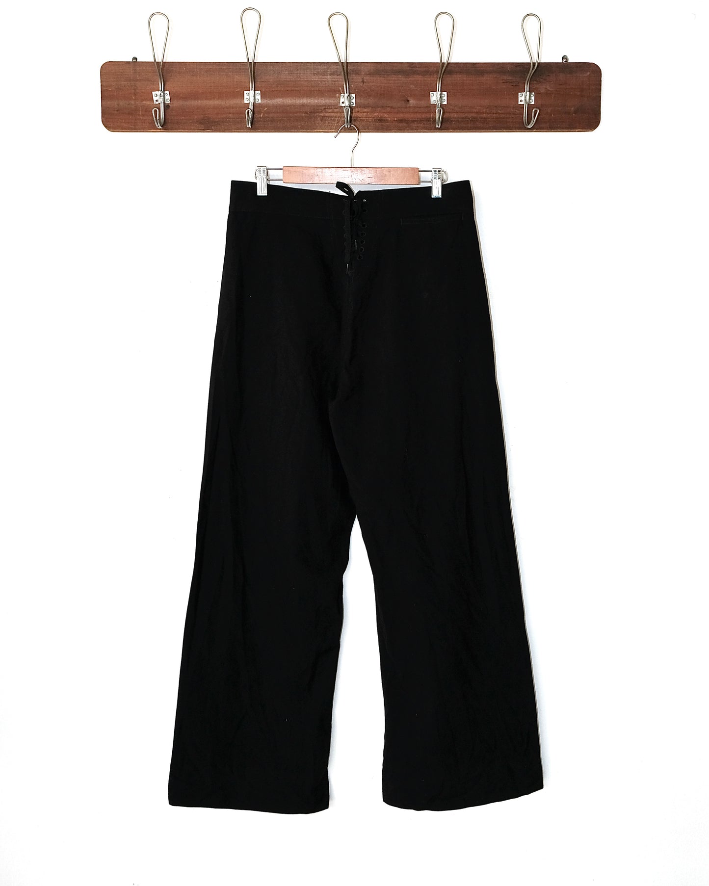 90s U.S.NAVY BLACK WOOL SAILOR PANTS