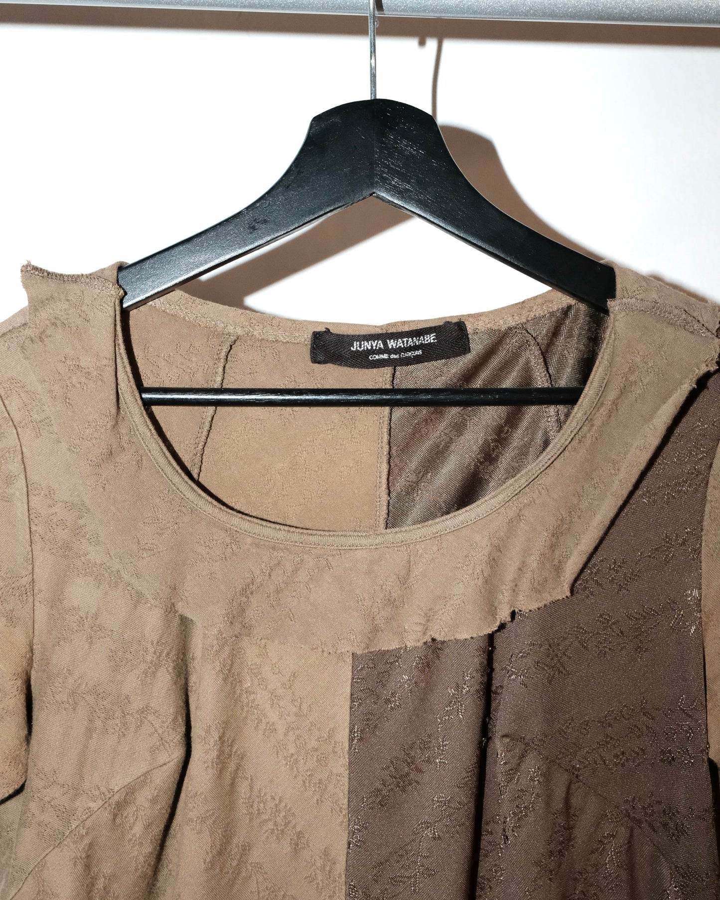 JUNYA WATANABE AD2000 TWO-TONE RUFFLE TOP