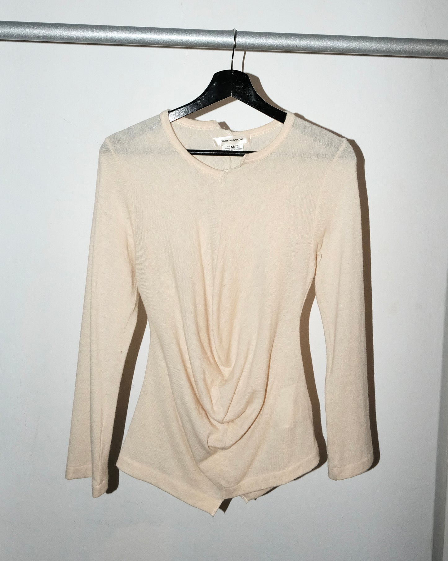 COMME des GARCONS AD2014 ASYMMETRY HEM LONG SLEEVE