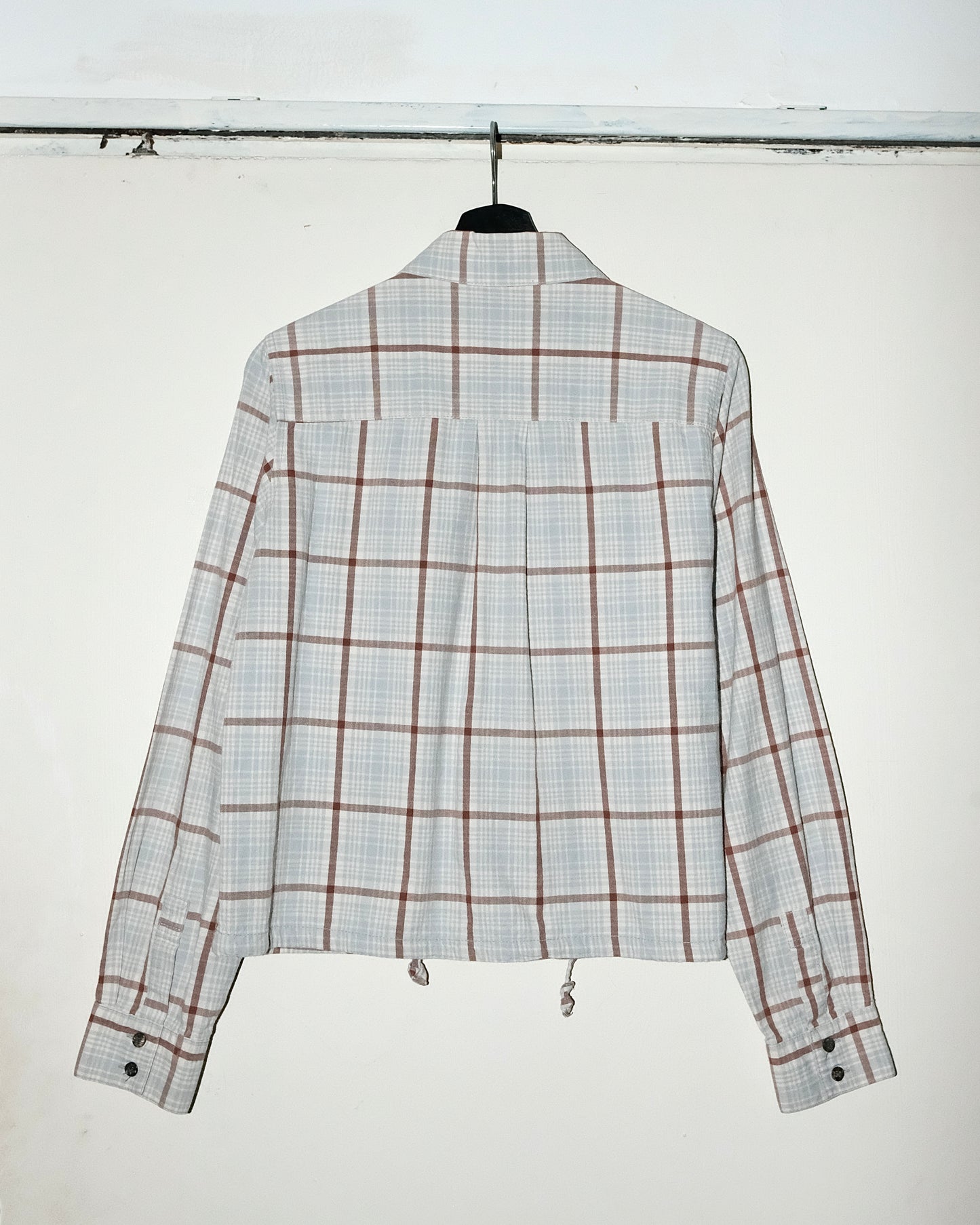 HAI SPORTING GEAR BY ISSEY MIYAKE PLAID SHIRT