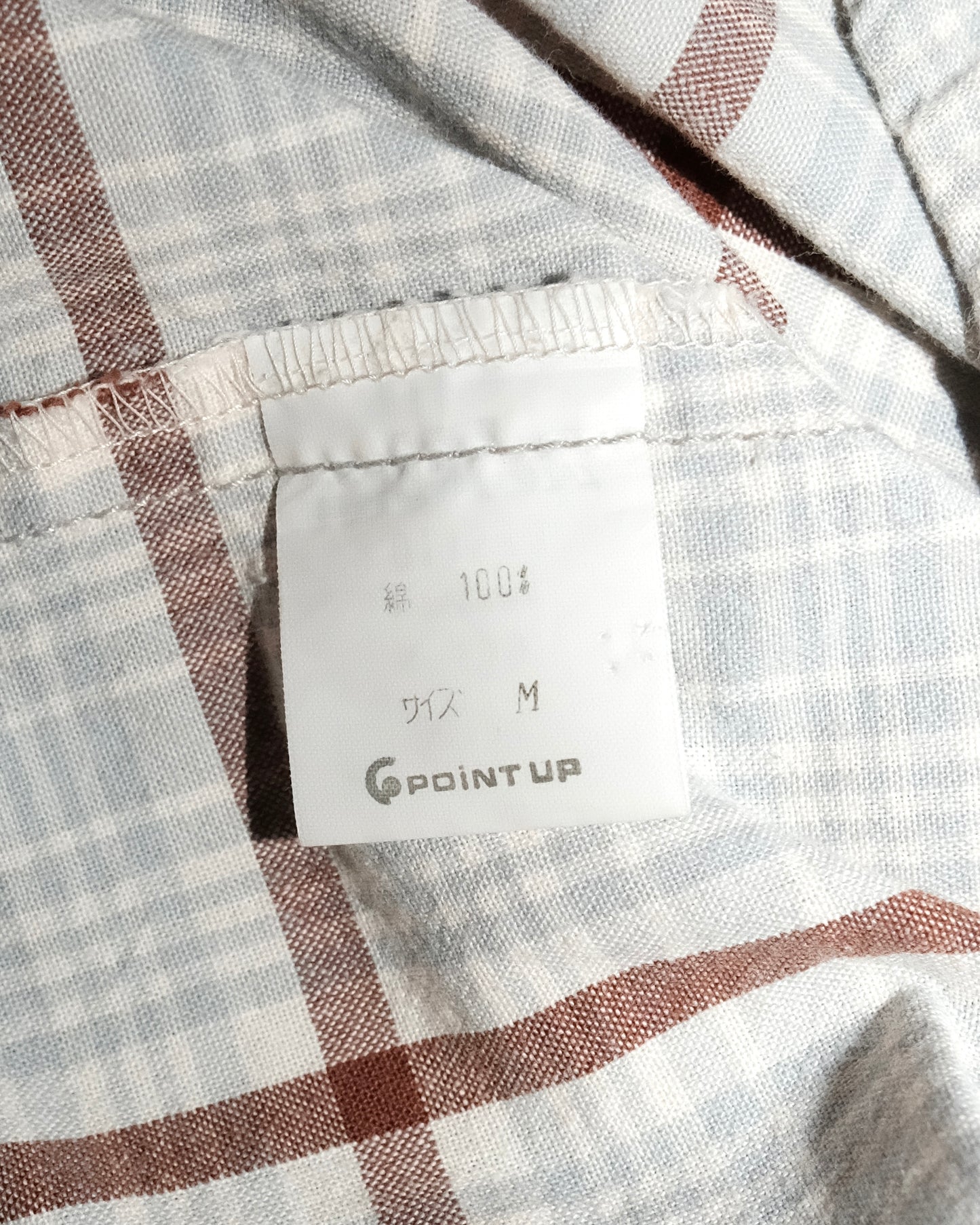 HAI SPORTING GEAR BY ISSEY MIYAKE PLAID SHIRT