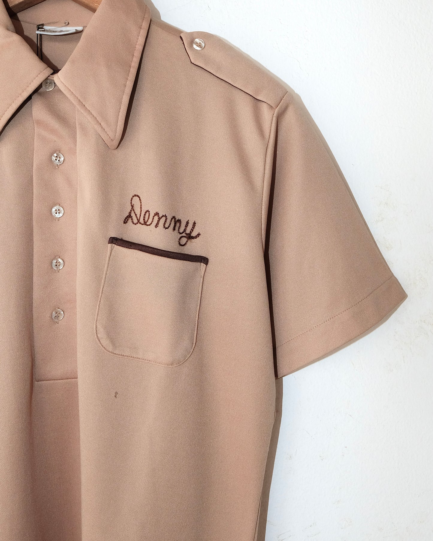 80s KING LOUIE CHAIN STITCHED BOWLING SHIRT