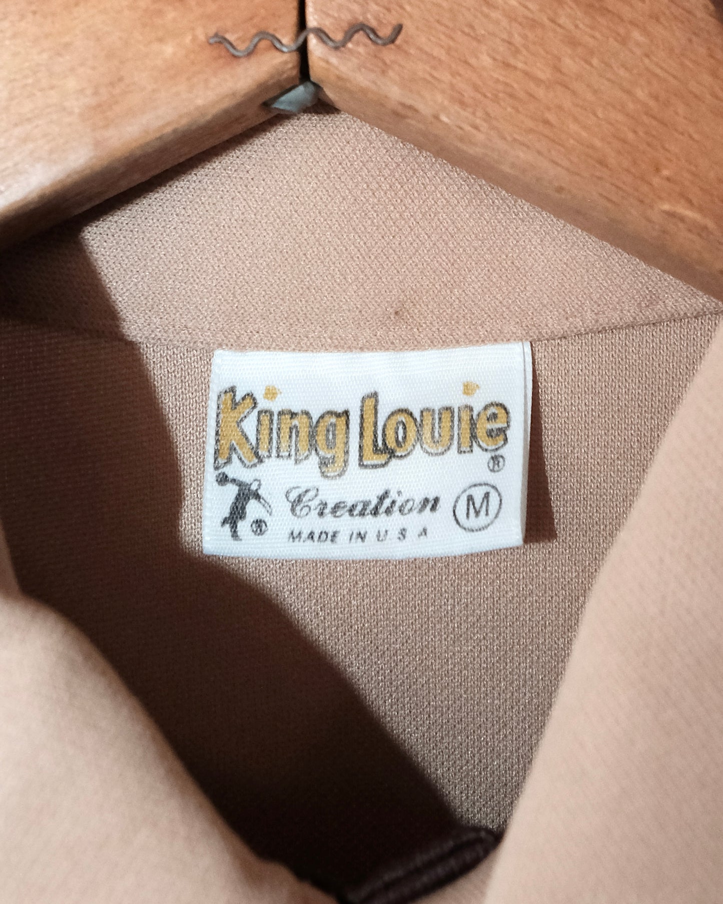 80s KING LOUIE CHAIN STITCHED BOWLING SHIRT