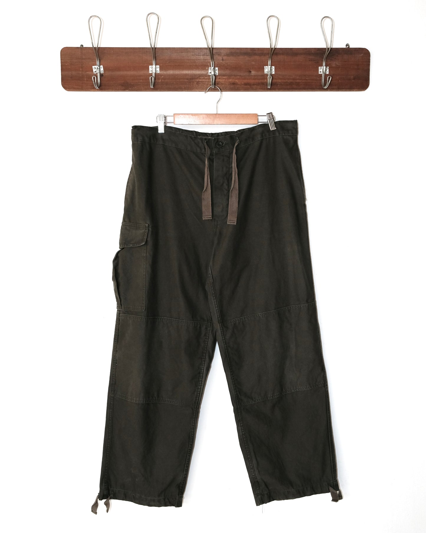 80s ERUOPIAN DRAWSTRING MILITARY PANTS