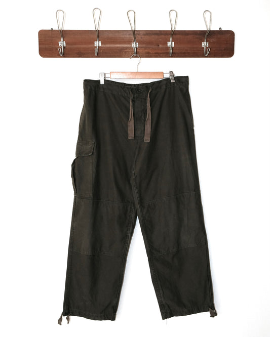 80s ERUOPIAN DRAWSTRING MILITARY PANTS