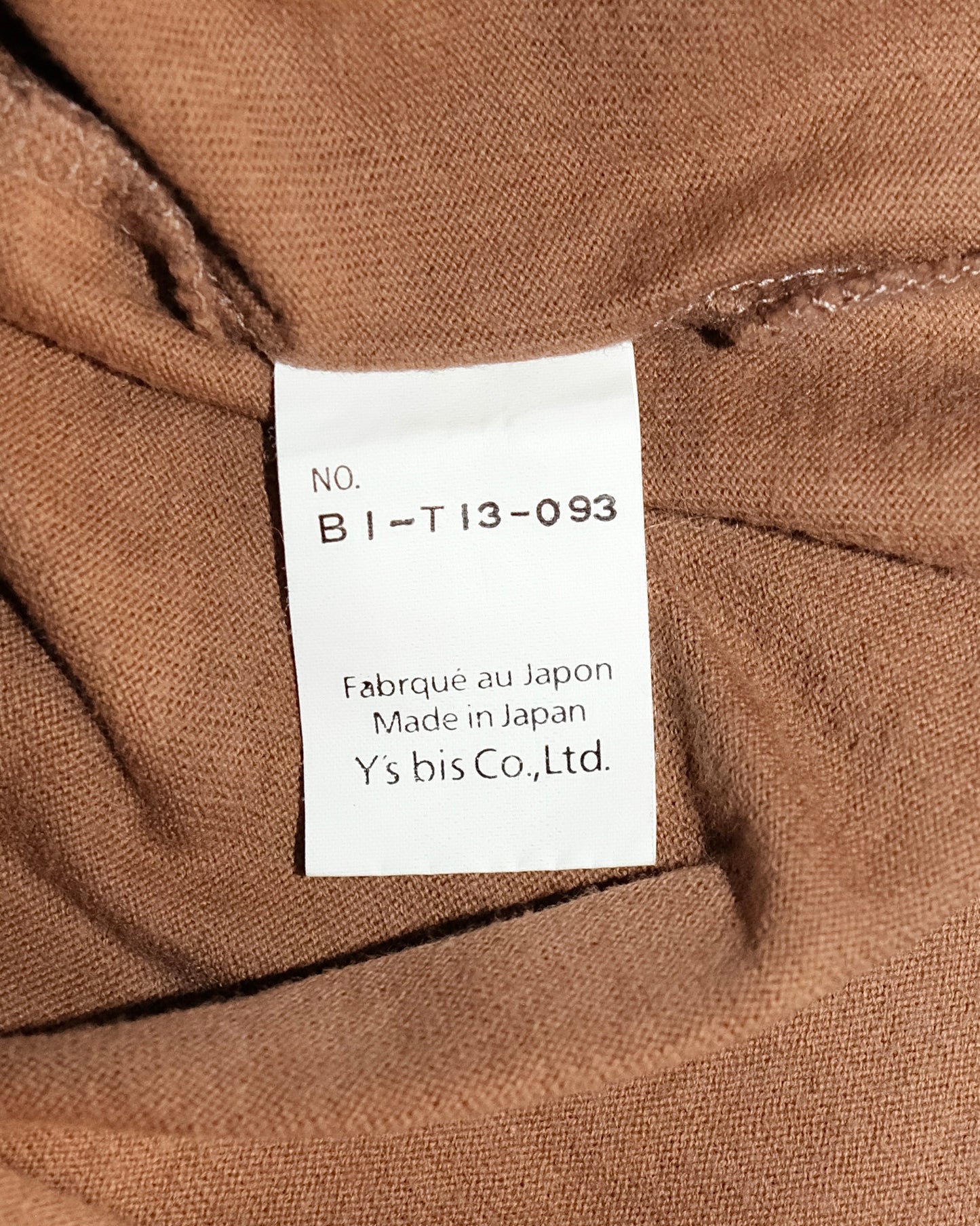 Y’s bis by YOHJI YAMAMOTO BLOUSE WITH TIE NECK