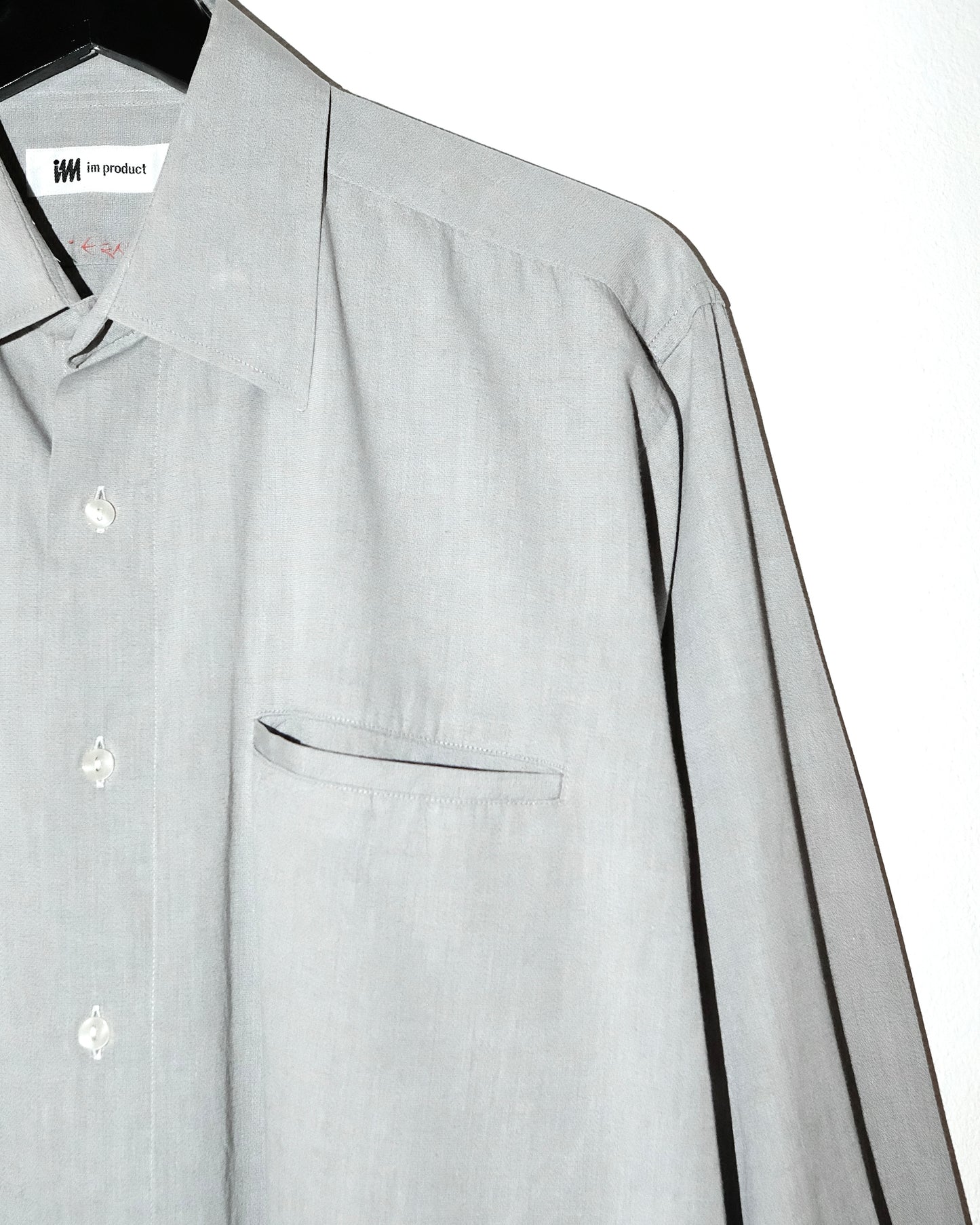 IM PRODUCT BY ISSEY MIYAKE GREY SHIRT