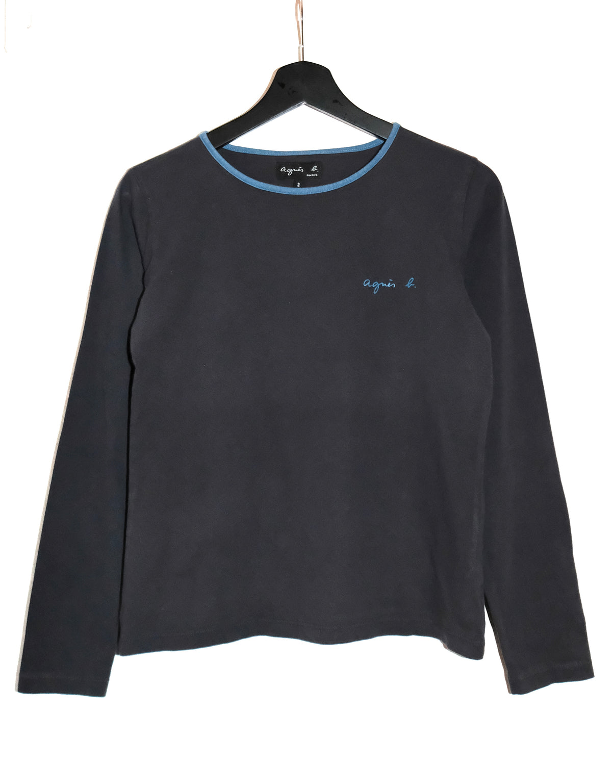 Agnés B. LOGO LONG SLEEVE TOP