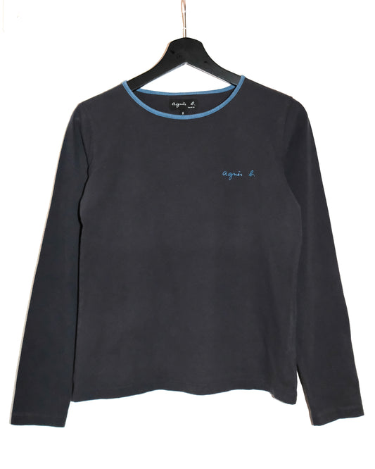 Agnés B. LOGO LONG SLEEVE TOP