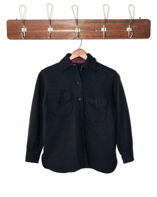 60s U.S. NAVY USN CPO WOOL SHIRT