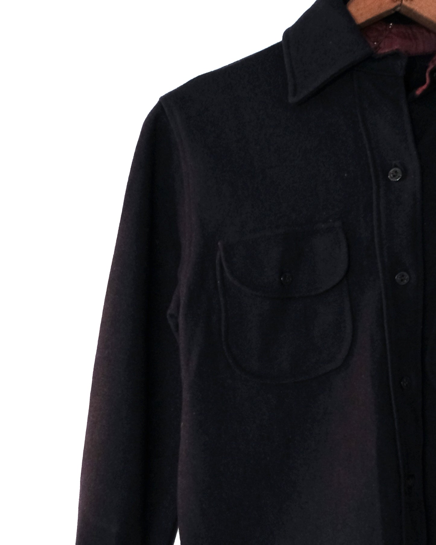 60s U.S. NAVY USN CPO WOOL SHIRT