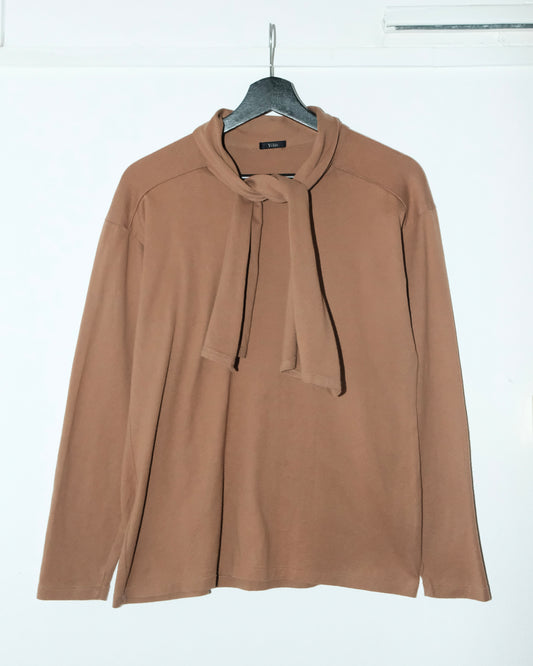 Y’s bis by YOHJI YAMAMOTO BLOUSE WITH TIE NECK