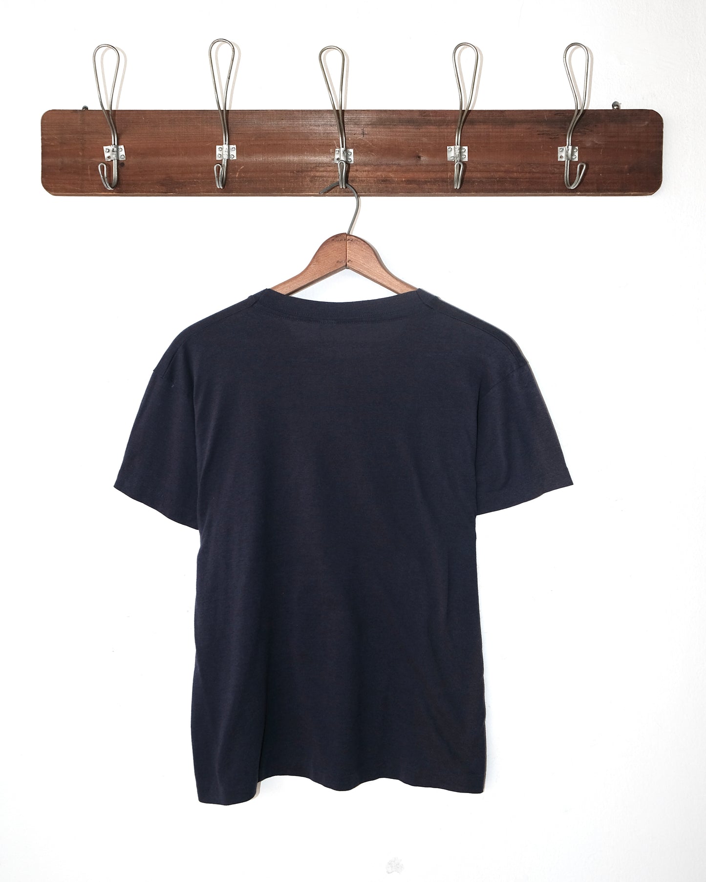 80s WALES LOGO BOXY NAVY TEE