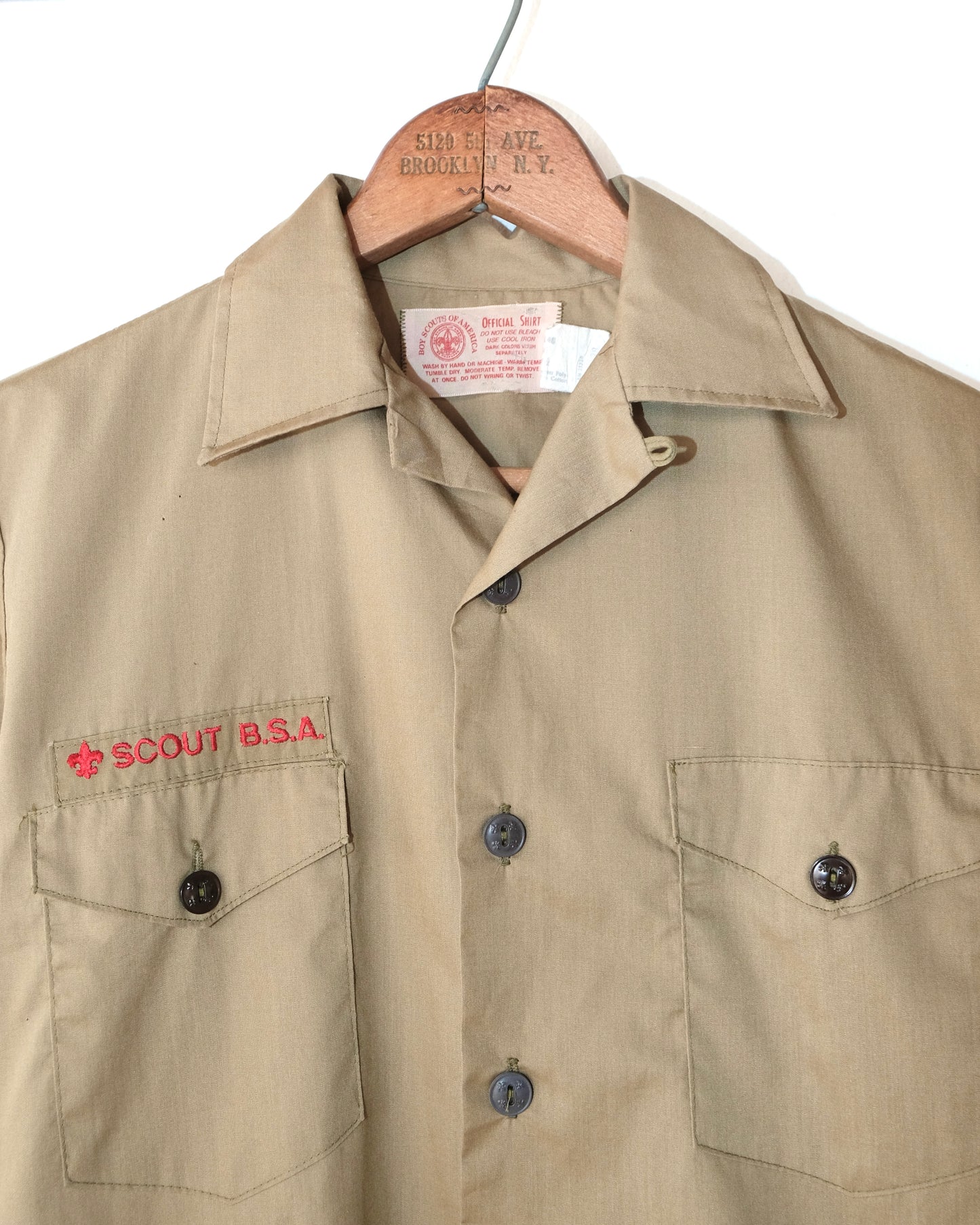 80s BOY SCOUT SHORT SLEEVE SHIRT