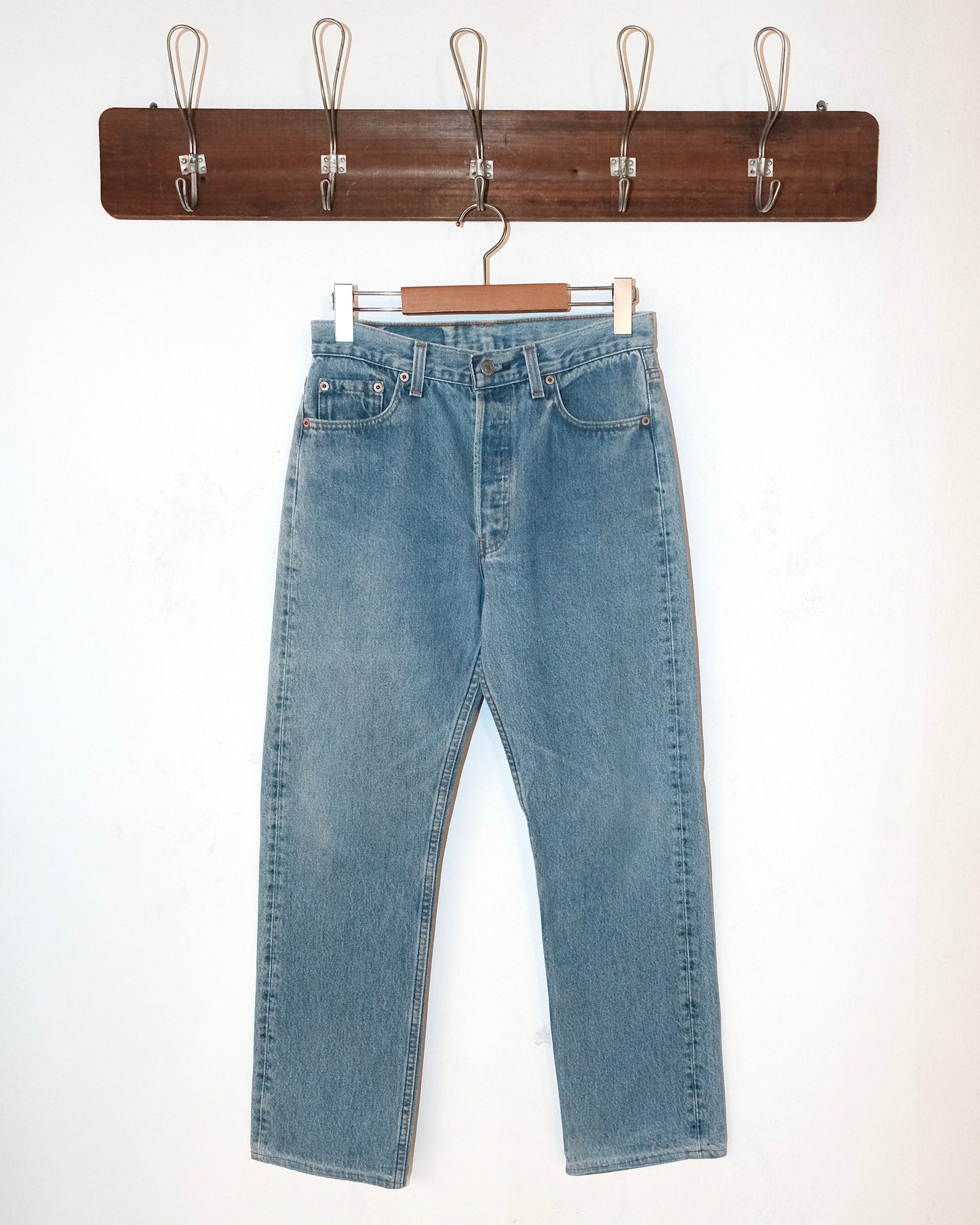 LEVI'S 501 MID WASH JEANS MADE IN U.S.A