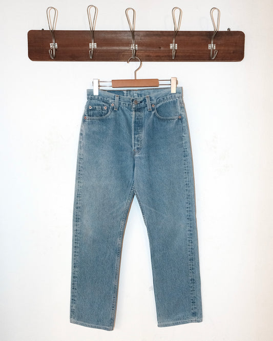 LEVI'S 501 MID WASH JEANS MADE IN U.S.A