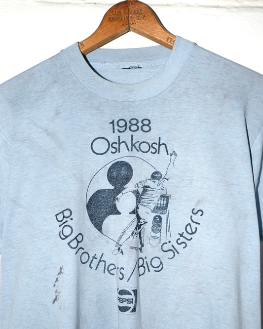 80s OSHKOSH FADED BLUE TEE
