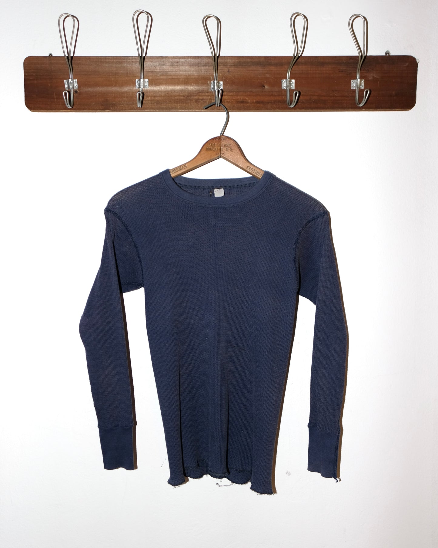 WAFFLE UNDER SHIRT FADED NAVY