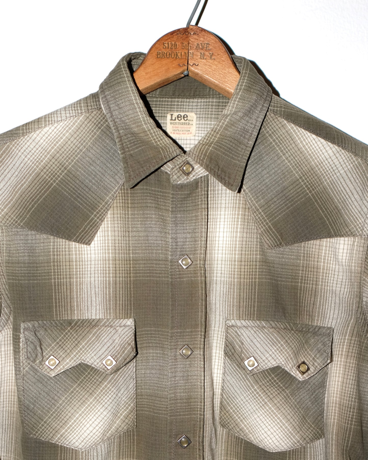 60s LEE WESTERNER SANFORIZED WESTERN PEARL SNAP SHIRT