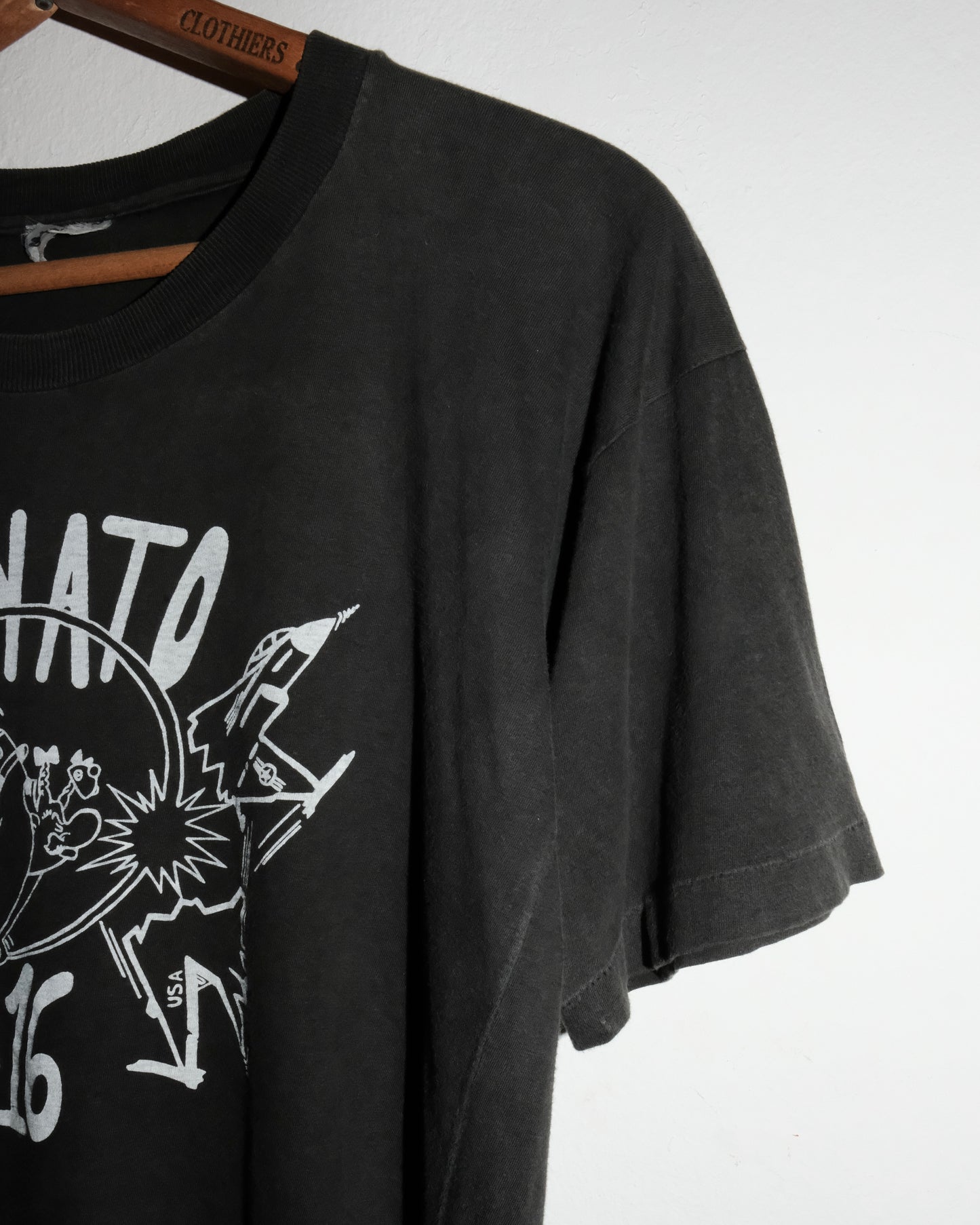 80s NO NATO NO F-16 TEE