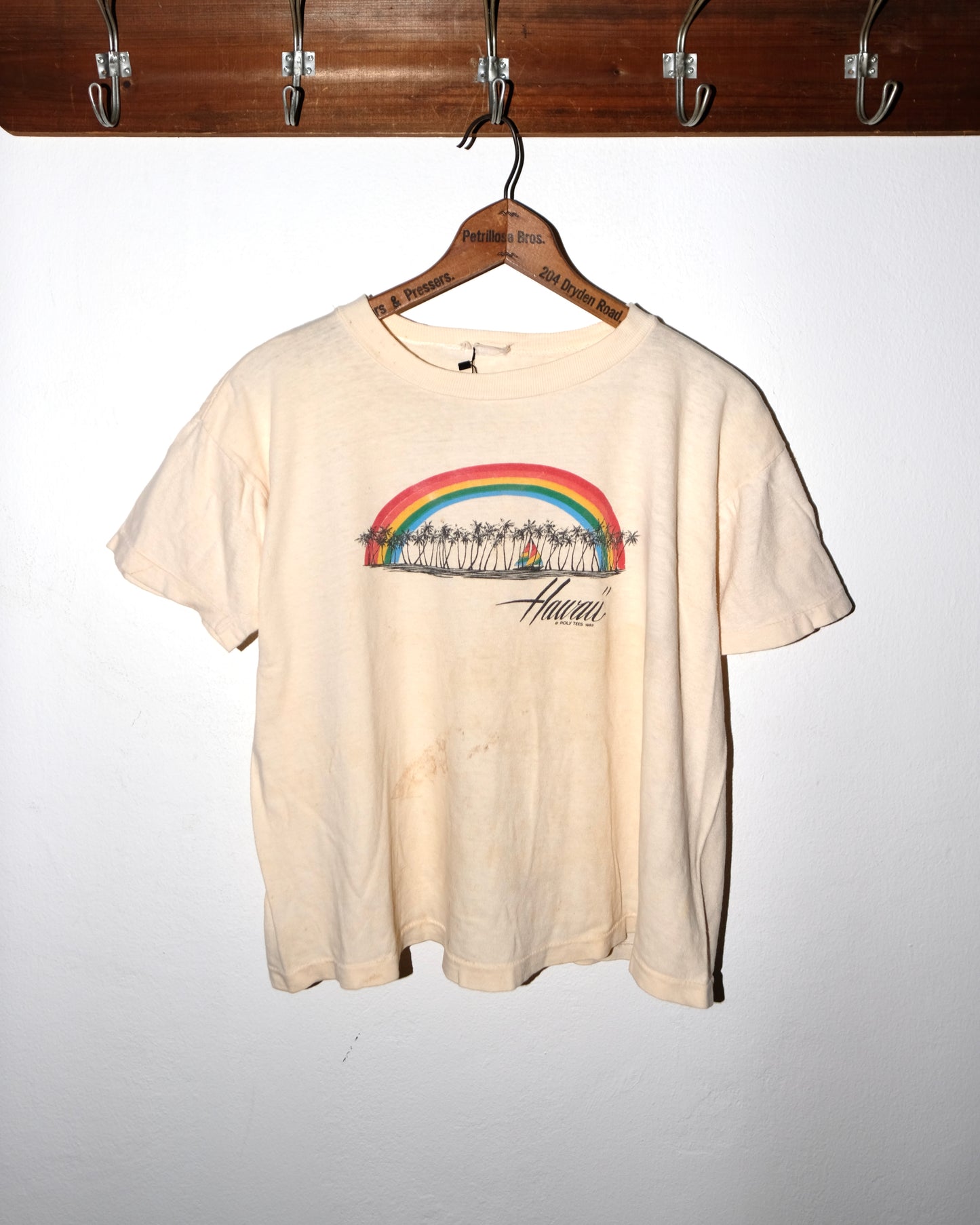 80s HAWAII RAINBOW BOXY TEE